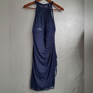 David's Bridal Bridesmaid Marine Dress  Size 6
